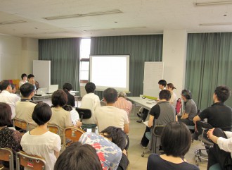 卒論中間発表中 卒論中間発表中