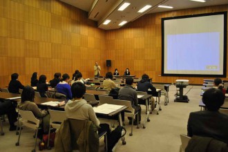 修士論文発表会場の様子