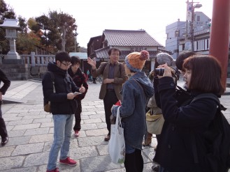 鶴岡八幡宮にて