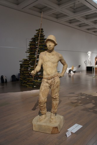 DSC04509 渡部直「釣り少年の放心」 国画賞受賞 準会員推挙