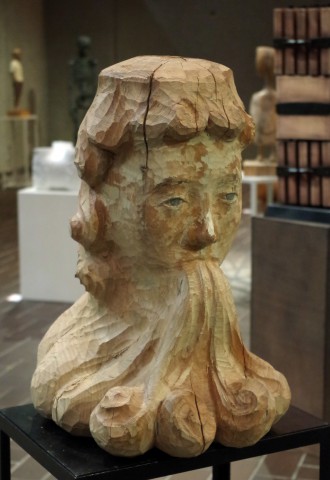 大原先生作品 <雲を吐き出す人> 大原央聡(准教授)
