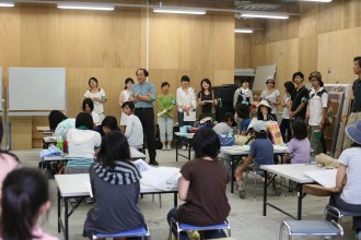 夏休み子どもアート・デイキャンプ初日の様子5