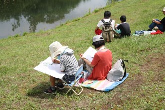 夏休み子どもアート・デイキャンプ初日の様子7