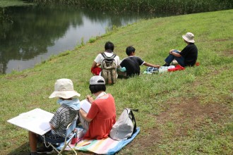 夏休み子どもアート・デイキャンプ初日の様子8