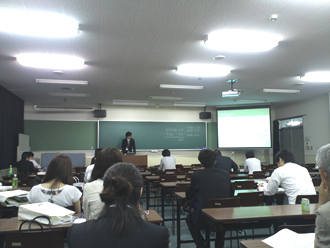 口頭発表 口頭発表の会場の様子