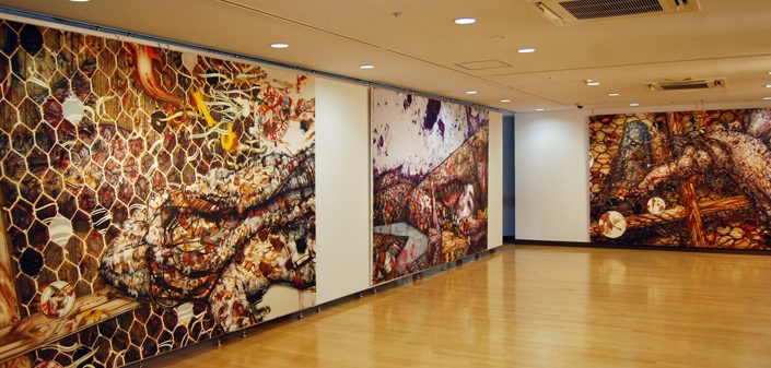 仏山輝美 油彩画展 会場風景
