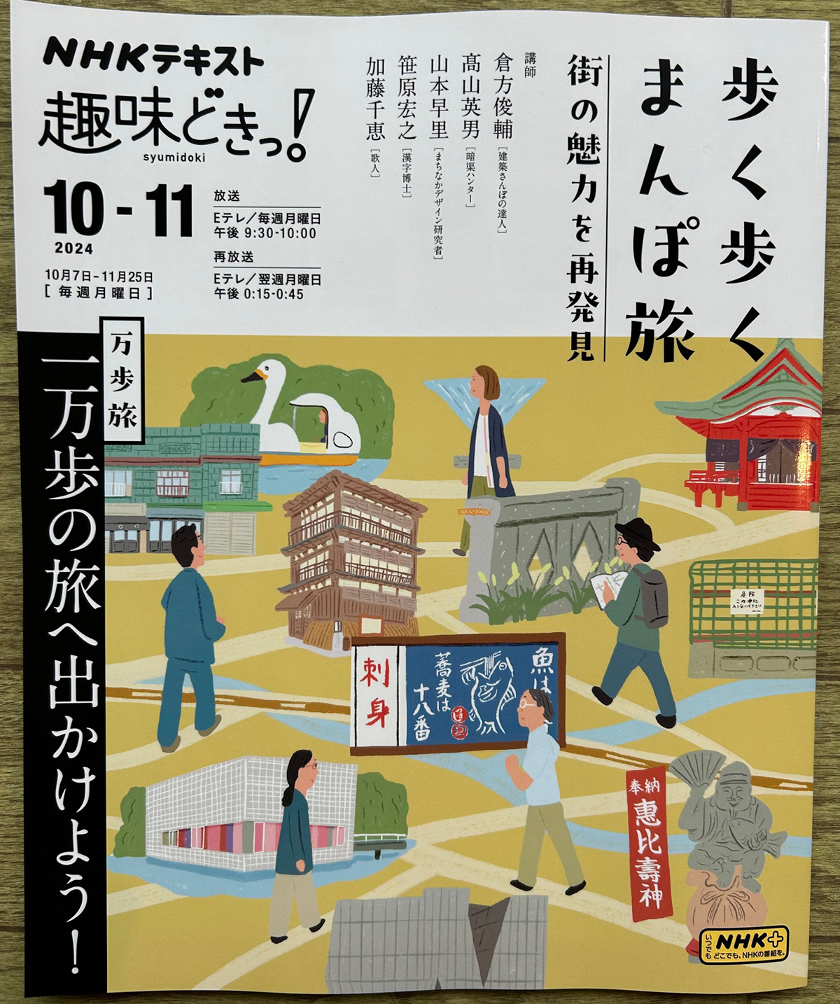NHK Eテレ　趣味どきっ！『まんぽ旅』2024年11月に出演