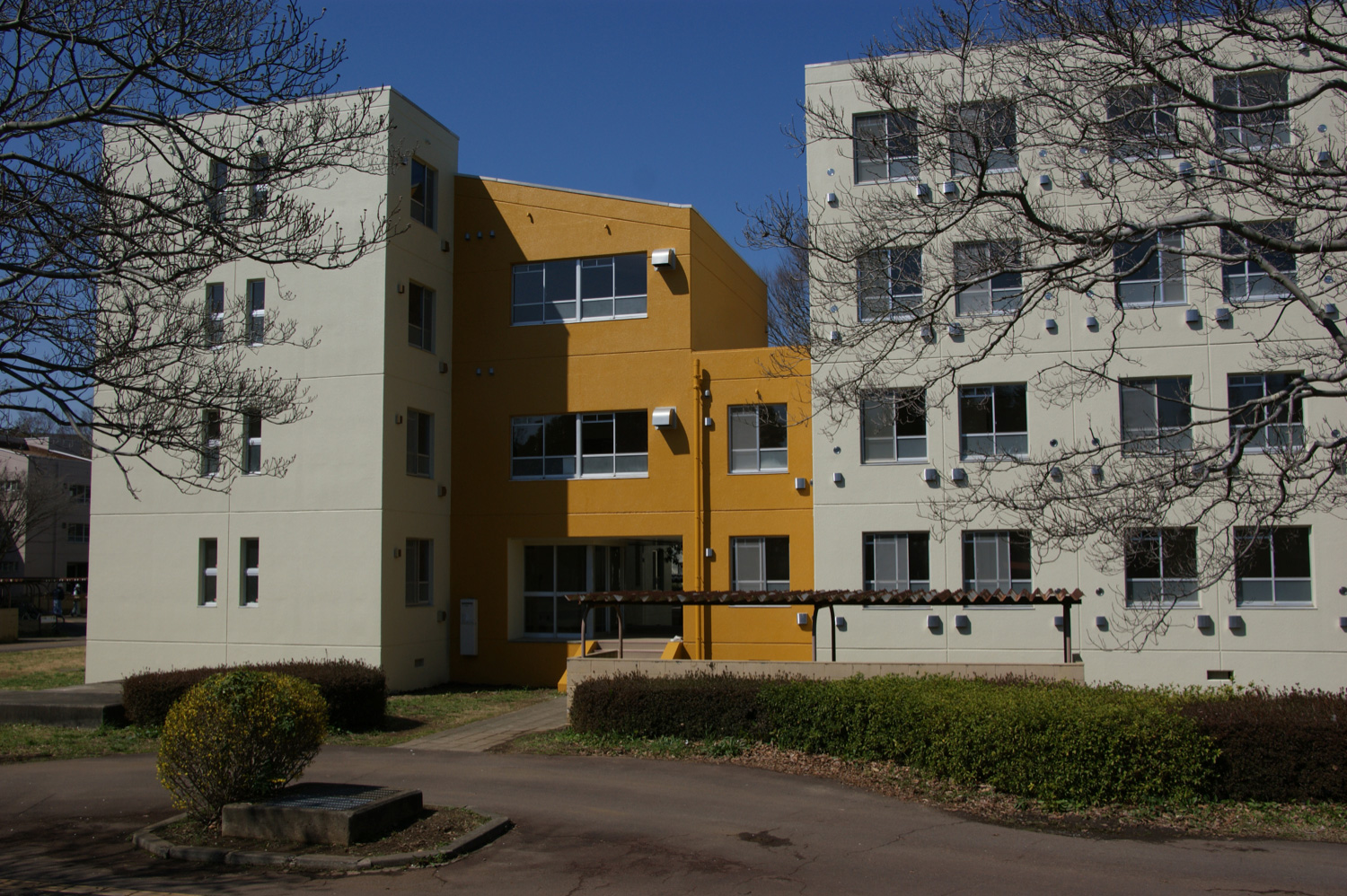 筑波大学 学生宿舎 外壁色彩計画